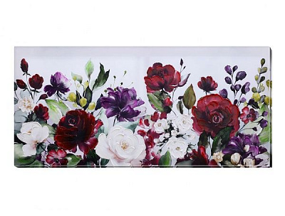 Картина Красиві квіти 55x115 см SvitArt F-484