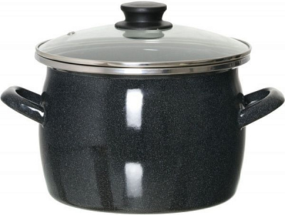Кастрюля с крышкой Мрамор 5 л 2450112 Omelia