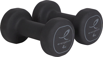 Гантели Energetics Neoprene Dumb. Pairs 106225-901050 2х4 кг Neoprene Dumb Pairs черный