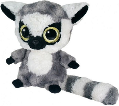М'яка іграшка Aurora Котячий лемур сяючі очі (71012D) 23 см