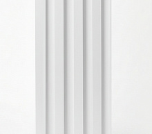 Реечная панель Brilliant® ПВХ 25х200х2800 мм 0,56 кв.м белая