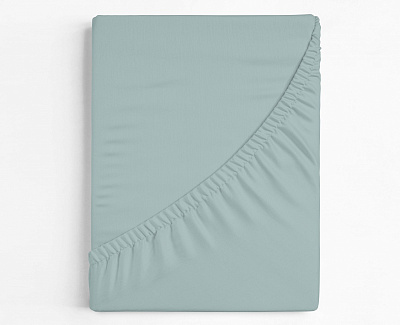 Простынь на резинке Sky Gray 140x200 см серо-голубой UP! (Underprice)