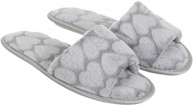 Капці домашні La Nuit Серця р. 36/37 сірий sainty/hearts/grey