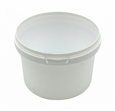 Ведро обычное Пласт-Бокс 0,55 л прозрачный