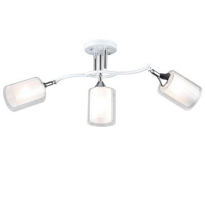 Люстра потолочная Victoria Lighting 3x60 Вт E27 белый Despise/PL3 white