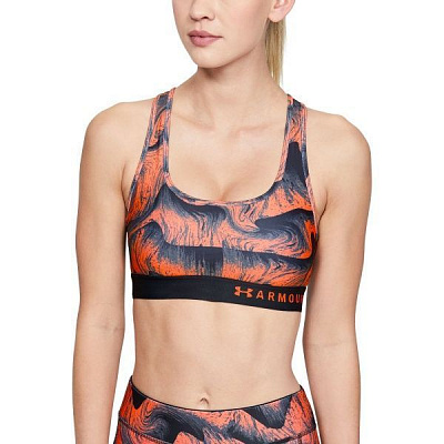 Бра Under Armour Armour Mid Crossback Printed Bra 1307213-836 S рожевий