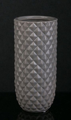 Ваза Cedar 10,5х10,5х22,5 см сіра