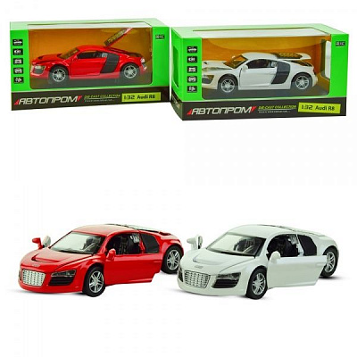 Машинка Автопром 1:32 Audi R8 в ассортименте 3201D