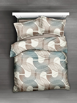 Простынь Calipso 1,5 180x220 см бежевый La Nuit