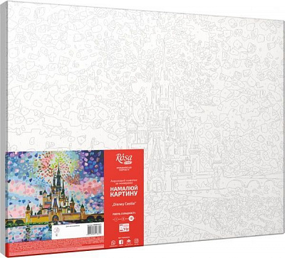 Картина за номерами Disney Castl 35х45 см Rosa Start