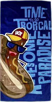 Полотенце Time to go to Paradise 75x150 см разноцветный 
