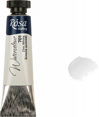 Фарби акварельні білила цинкові 10 мл 3211701 ROSA Gallery