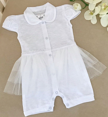 Песочник для девочки Betis Диво р.74 белый 27078072 