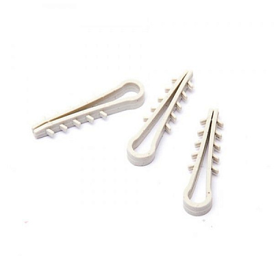 Дюбель дюбель-елочка полипропиленовый для круглого кабеля 10x100 шт.