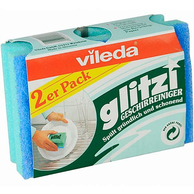 Губка Vileda для посуды Glitzi 2 шт.