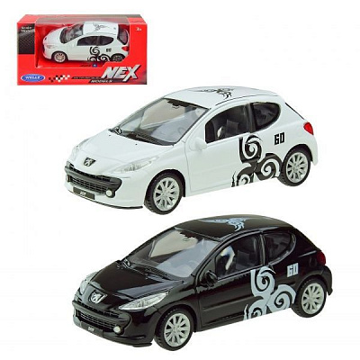 Автомодель Welly 1:43 PEUGEOT 207 в асортименті 44004S-CW