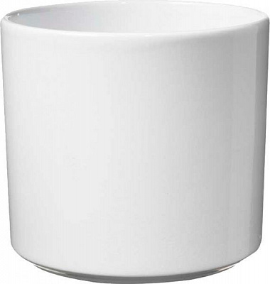 Кашпо керамическое Soendgen LAS VEGAS круглый белый (4006063280553) 