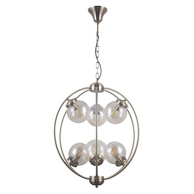 Подвес Victoria Lighting 6x40 Вт E14 черный Naima/SP6 