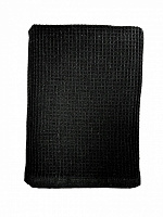 Рушник вафельний 70x140 см чорний Ideal 