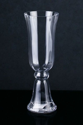 Ваза стеклянная 10,5х30 см Wrzesniak Glassworks
