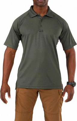 Футболка с коротким рукавом 5.11 Tactical Performance Polo short sleeve synthetic knit 190 р. S TDU green