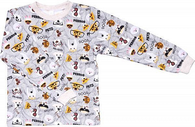 Пижама для девочек Татошка 102202 р.110 серый 