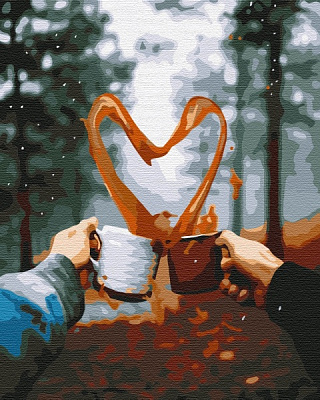 Картина по номерам Романтическое утро в лесу BS51340 40х50 см Brushme 