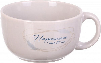 Чашка Logo Warm Gray 500 мл Bella Vita