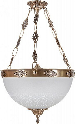 Люстра подвесная Фабрика Світла Опера 3x60 Вт E27 латунь НСБ 020-3х60-035 