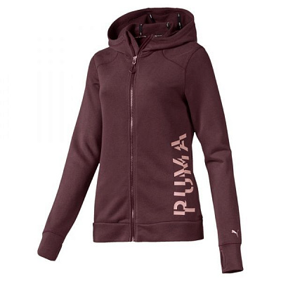 Джемпер Puma Logo Sweat Jacket 51833302 р. M червоний