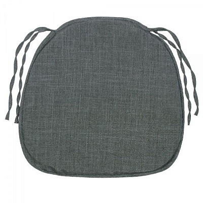 Подушка на стілець трапеція Гавана 40х40х2 темно-сіра