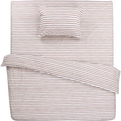 Комплект постільної білизни 1,5 смужка Акварель бежева UP! (Underprice)
