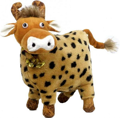 Декорация новогодняя Бык пятнистый 23 см EPI-NC19*-999 