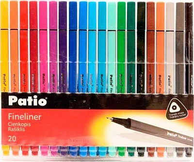 Лінер Patio Тrіо 0.4 мм 20 шт. 18586PTR