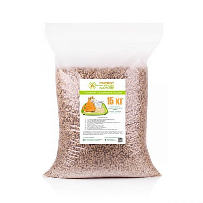 Наполнитель для кошачьего туалета Energy From Nature из ольхи 15 кг