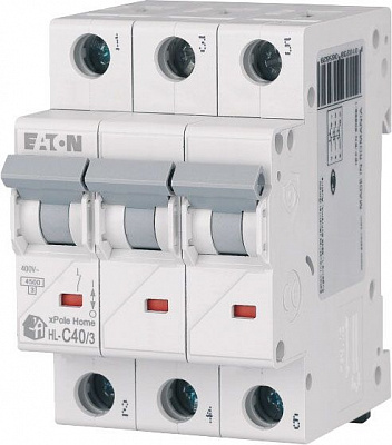 Автоматичний вимикач Eaton 3п 40A HL-C40/3 4,5kA 194795