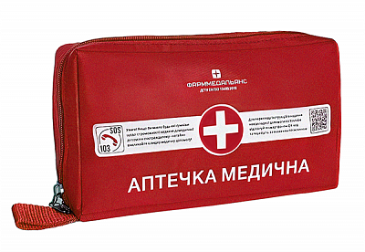 Аптечка медицинская автомобильная-1 (АМА-1) согласно ТУ У 21.2-38929750-001:2014