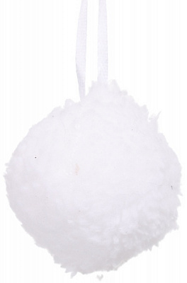 Набір ялинкових куль білий CAA223500 d50 мм 5 шт./уп.