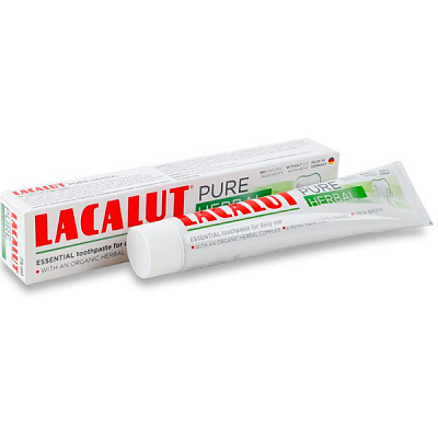 Зубная паста Lacalut Pure травы 75 мл