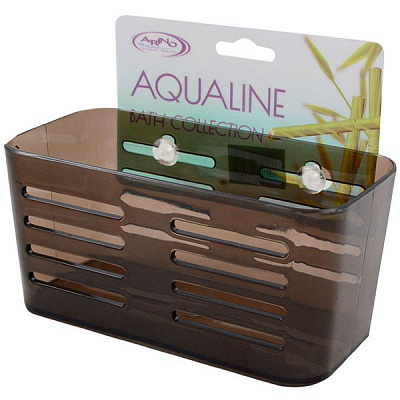Полка Arino Aqualine 15,9х8,7х8,4 см серая 