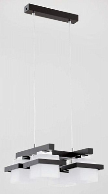 Люстра подвесная ALFA MIMO 17884 4x60 Вт E27 коричневый/белый 