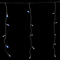 Гирлянда-штора LED 200 ламп 0.5x8 м белая