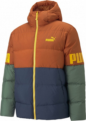 Пуховик Puma POWER HOODED DOWN PUFFER 84933564 р.L разноцветный