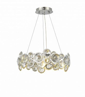 Люстра стельова Sensio Annelle 6xE14 золото/хром PA-8040-500