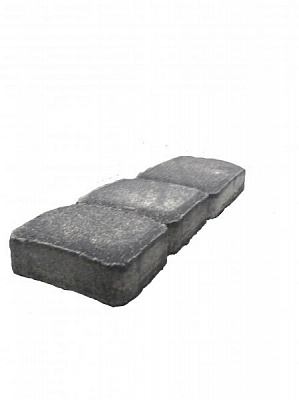 Тротуарна плитка Старе місто 40 мм сірий