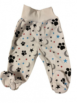 Ползунки ясельные Моя планета луна+звезда р.68 