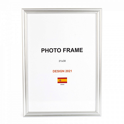 Рамка для фото 1 фото 21х30 см срібло