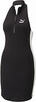 Платье Puma T7 TREND 7ETTER HALF-ZIP MOCK NECK DRESS 53950301 р.L черный