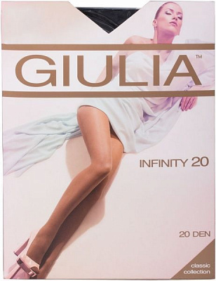 Колготки Giulia INFINITY 20 den nero р. 5 черный 
