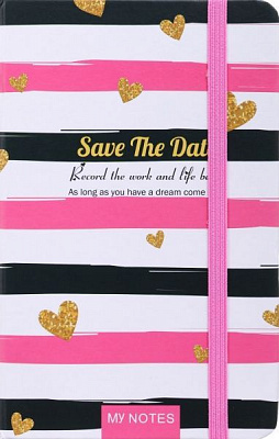 Книга для нотаток Save the date (design 4) А6 96 аркушів